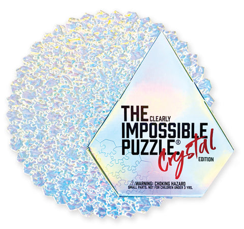 The Clearly Impossible Puzzle - Crystal Edition Iridescent Irregular Textured Puzzle